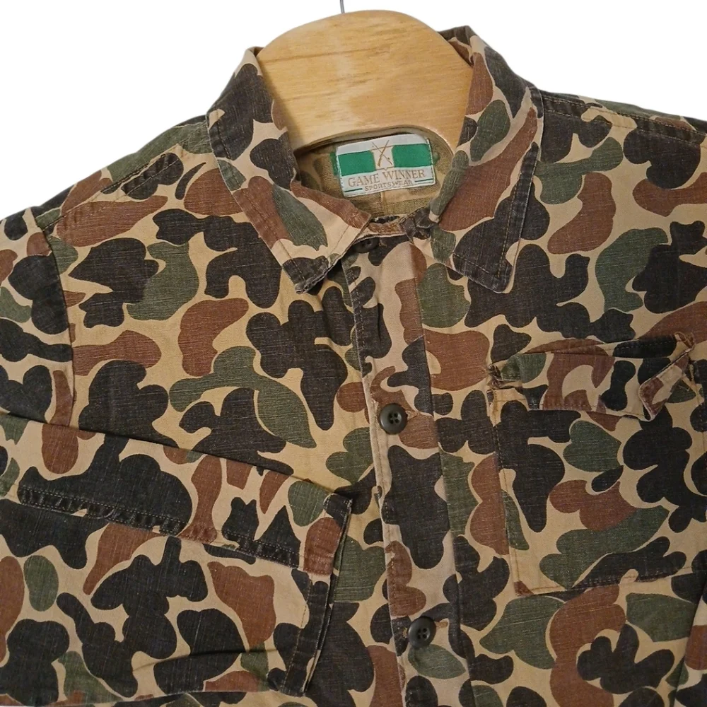 Game Winner Sportswear Vintage 80's Duck Camo Matching Set/Unisex Medium‎